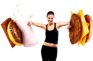unhealthy weight loss foods