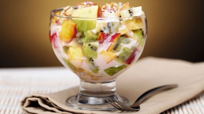 fruit salad on a diet