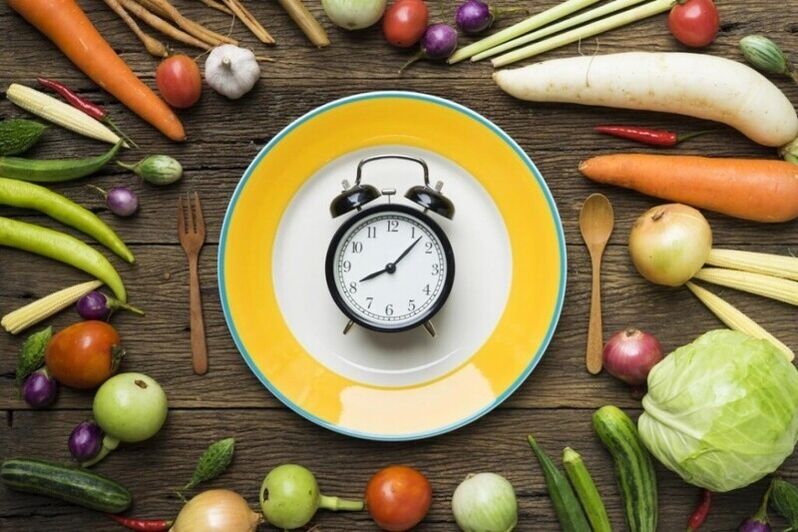following a healthy diet while losing weight in a week at home